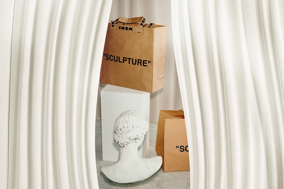 Virgil Abloh Marble Keep Off Rug, Popular Decor, IKEA Exhibition Rug,  Off-White