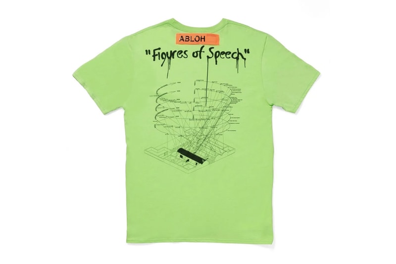 Virgil Abloh x MCA Chicago exclusive FOS T-Shirts Release Info drop date price off white lime green black white hyperbole graphic tees champion "I have a million things to do today"