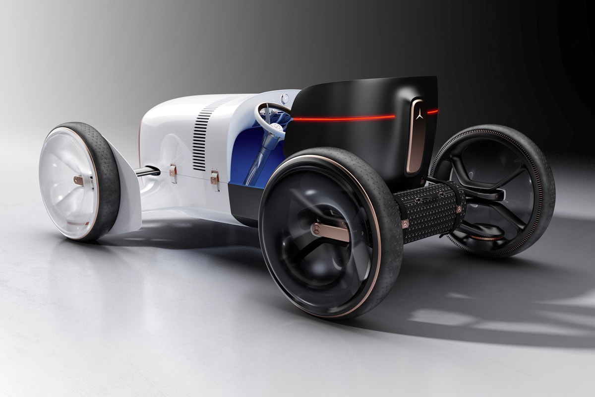 vision mercedes simplex concept car electric vehicle 1901 35 ps vintage futuristic