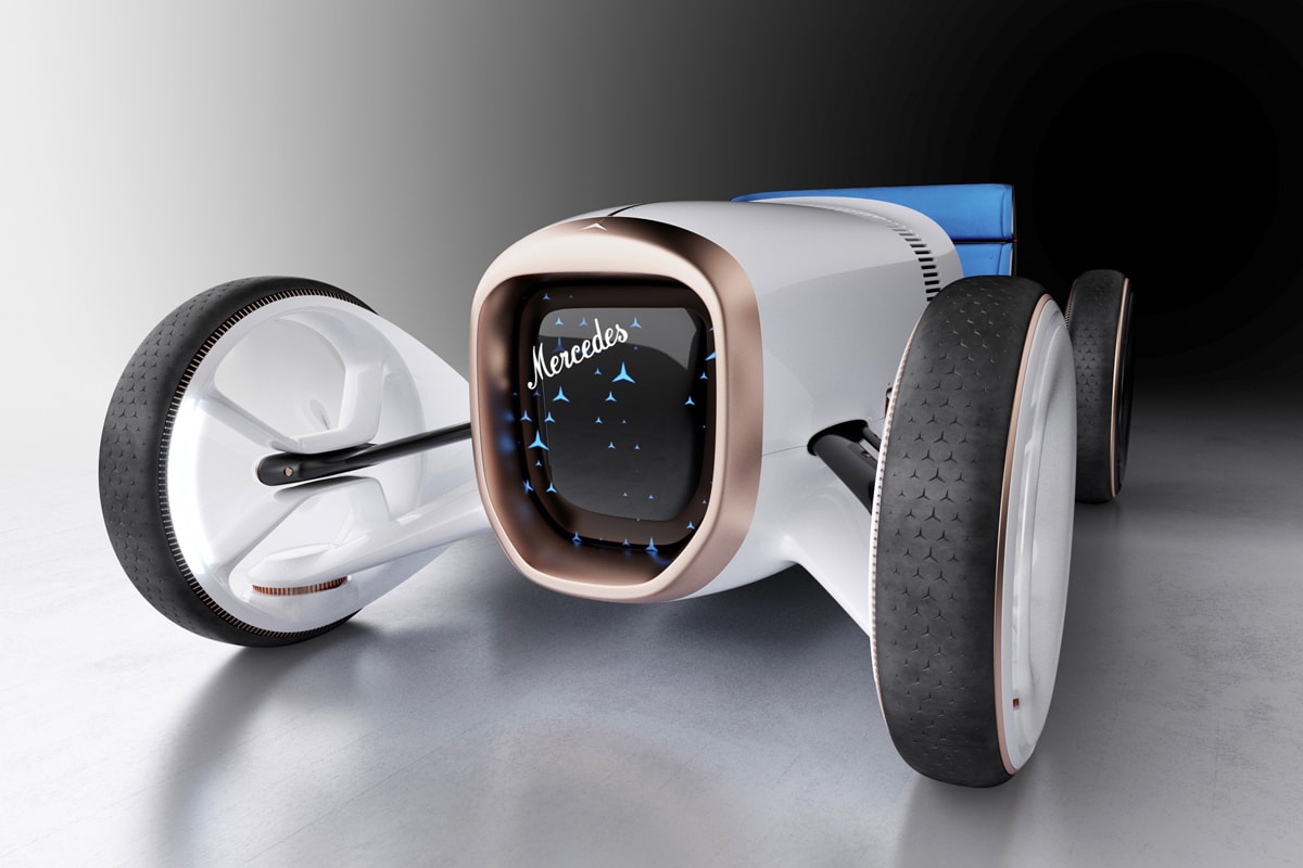 vision mercedes simplex concept car electric vehicle 1901 35 ps vintage futuristic