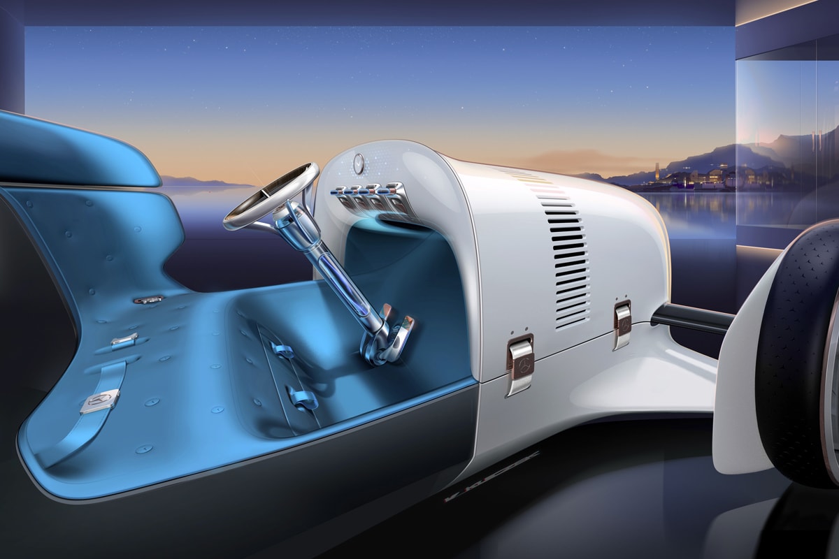 vision mercedes simplex concept car electric vehicle 1901 35 ps vintage futuristic