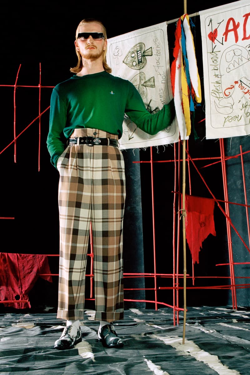 vivienne westwood spring summer 2020 ss20 collection campaign london fashion week sustainable rots rotten financial system no mans land hugo comte the art board