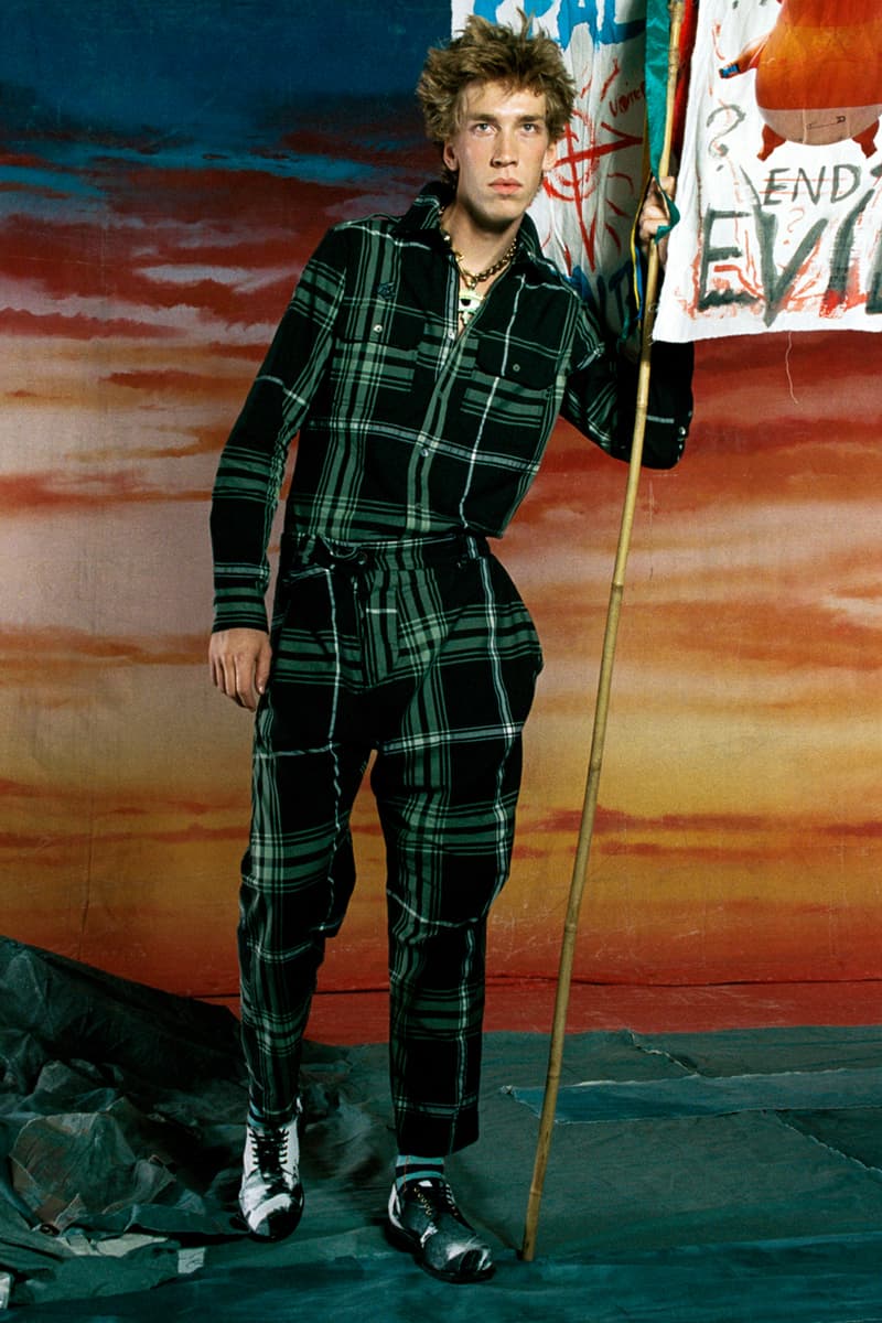 vivienne westwood spring summer 2020 ss20 collection campaign london fashion week sustainable rots rotten financial system no mans land hugo comte the art board