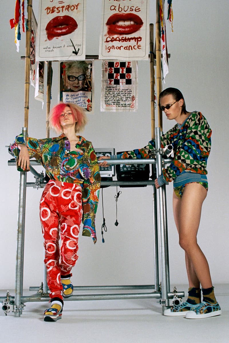 vivienne westwood spring summer 2020 ss20 collection campaign london fashion week sustainable rots rotten financial system no mans land hugo comte the art board