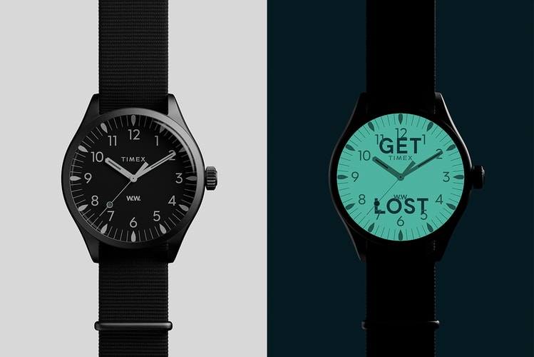 Wood Wood & Timex Link up for Glow-in-the-Dark Waterbury Watch