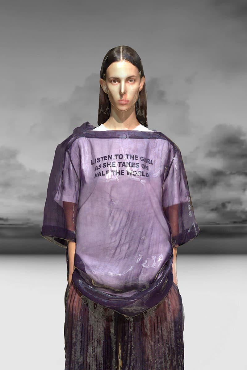 Yang Li Spring Summer 2020 Ready-To-Wear Collection Lookbook AUTOMATIC SHOW II Agusta Yr SHOWstudio The Jesus and Mary Chain