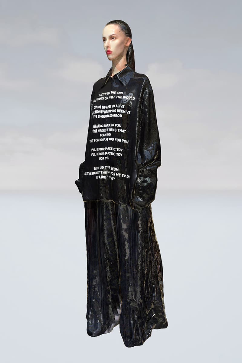 Yang Li Spring Summer 2020 Ready-To-Wear Collection Lookbook AUTOMATIC SHOW II Agusta Yr SHOWstudio  The Jesus and Mary Chain