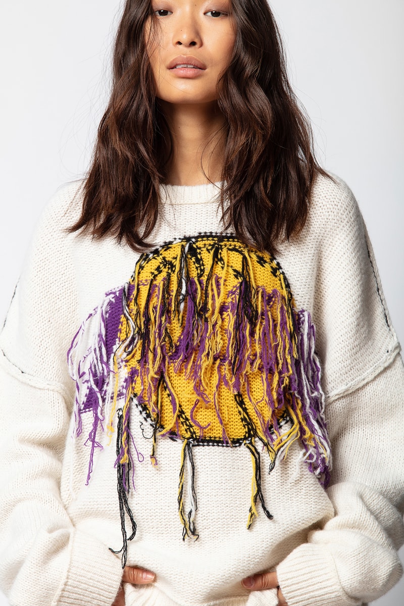 Zadig Voltaire NBA Collection Teaser Lookbook Collaboration The Tunnel Lakers Grizzles Bulls destroyed sweaters womens tank tops jewerly cecile fricker cecila bonstrom thierry gillier sporty fall winter 2019