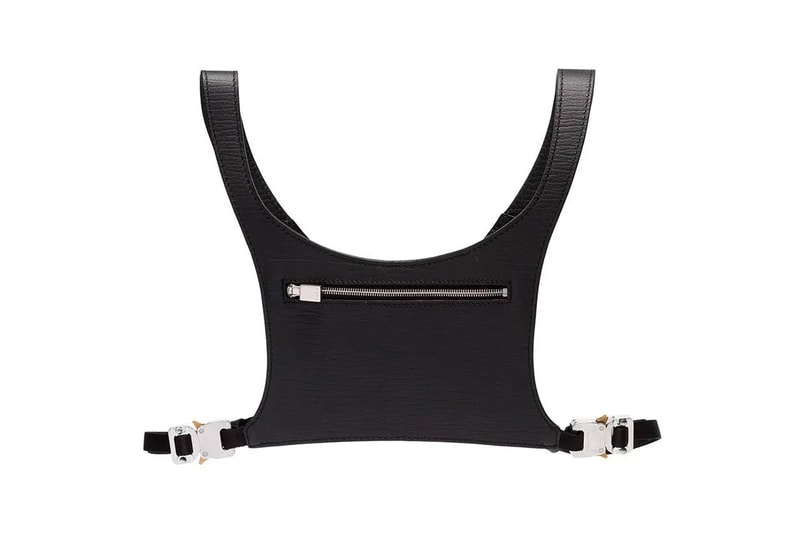 1017 ALYX 9SM Harness Chest Bag Release Info Buy Leather Black