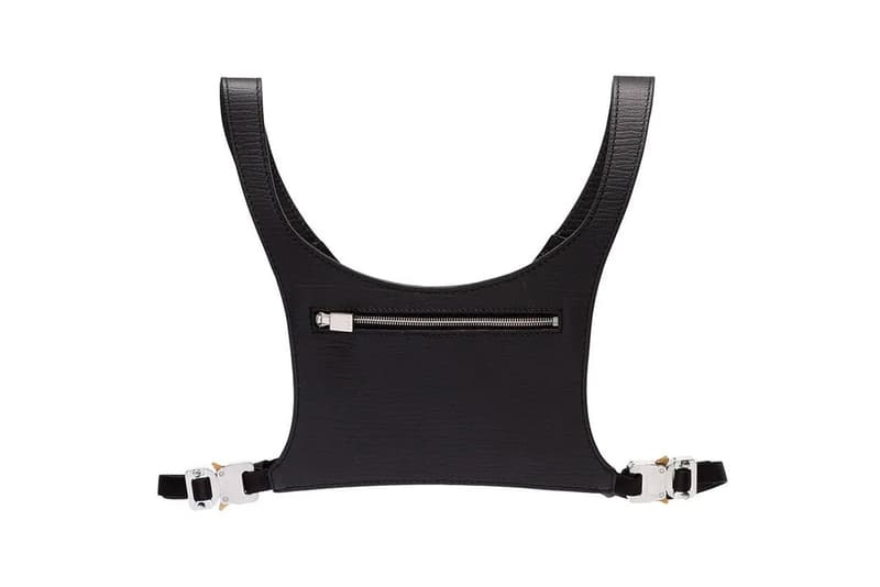 1017 ALYX 9SM Harness Chest Bag Release Info Buy Leather Black