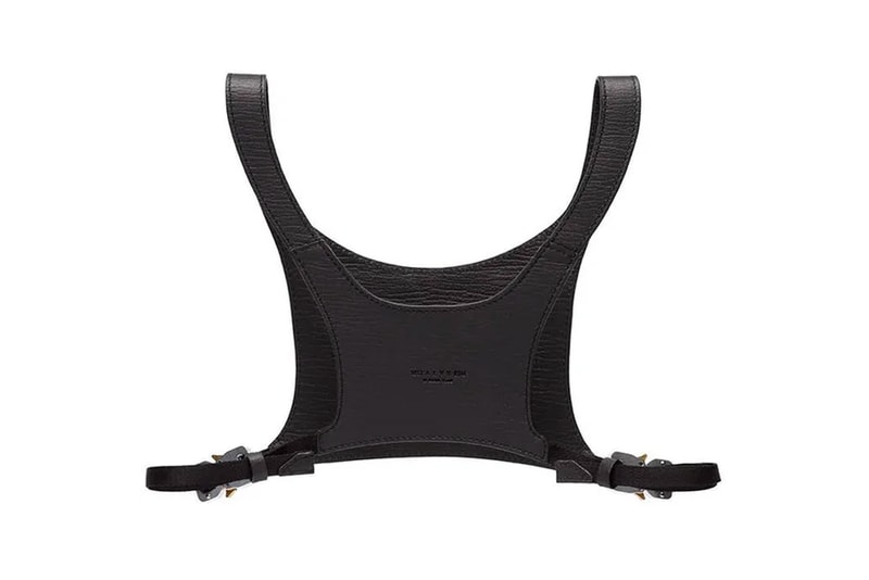 1017 ALYX 9SM Harness Chest Bag Release Info Buy Leather Black