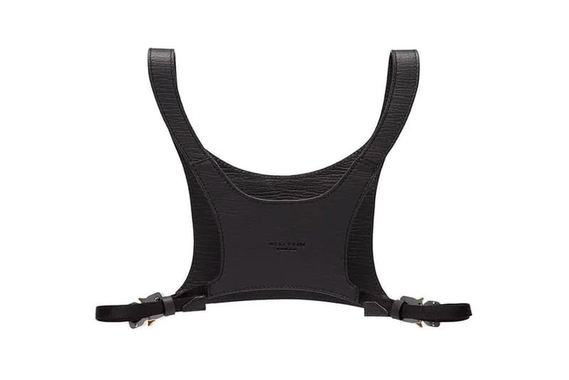 1017 ALYX 9SM Harness Chest Bag Release Info Buy Leather Black
