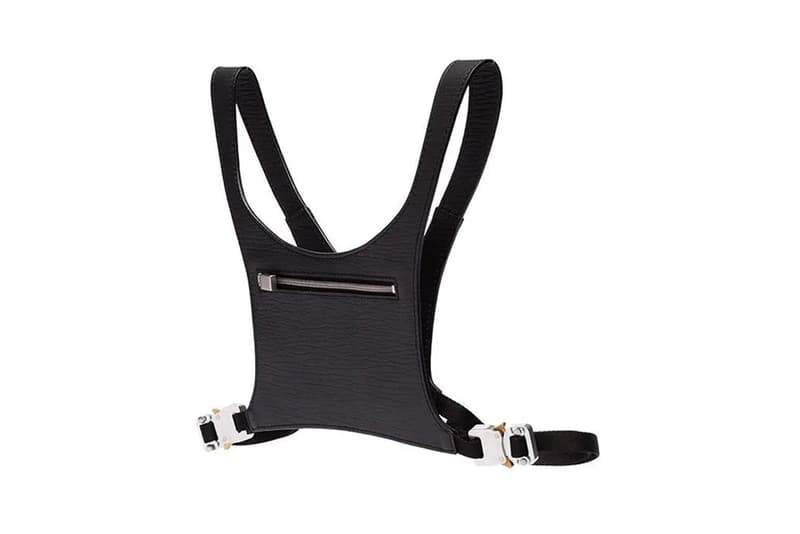1017 ALYX 9SM Harness Chest Bag Release Info Buy Leather Black