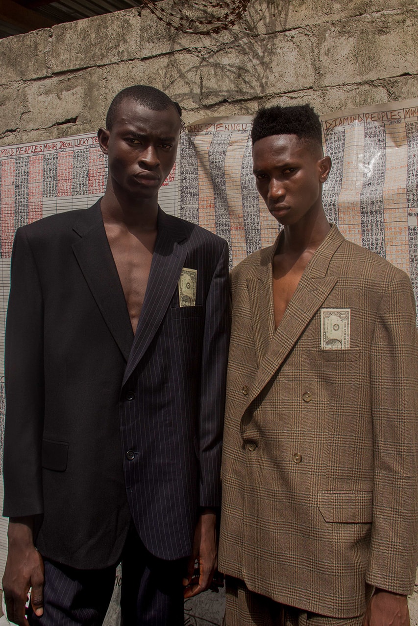 3.PARADIS Fall/Winter 2019 Campaign Shot By Stephen Tayo FW19 Lookbook Nigerian photographer Africa Photoshoot Menswear Clothing Emeric Tchatchoua Art Direction Creative Director Founder Outerwear Coats Tailoring Utilitarian Streetwear High End