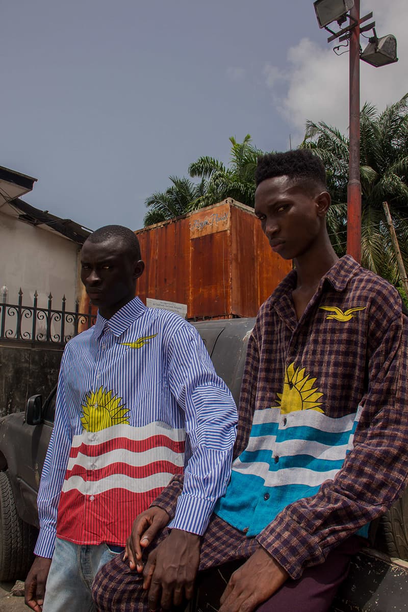 3.PARADIS Fall/Winter 2019 Campaign Shot By Stephen Tayo FW19 Lookbook Nigerian photographer Africa Photoshoot Menswear Clothing Emeric Tchatchoua Art Direction Creative Director Founder Outerwear Coats Tailoring Utilitarian Streetwear High End
