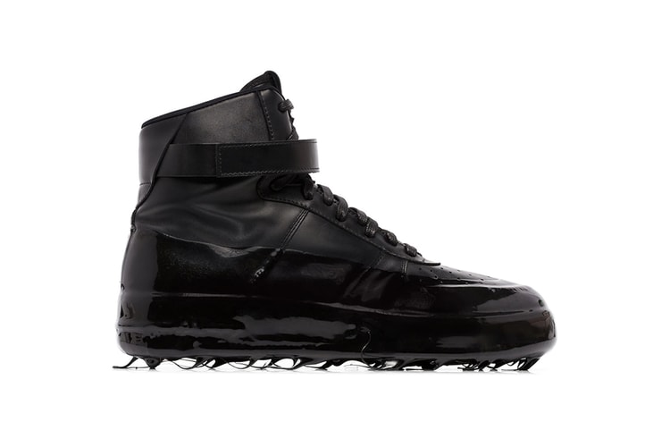 424's High-Top Sneakers Get Hand-Dipped in Black & White Rubber