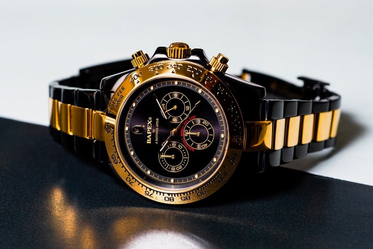 The BAPEX TYPE-4 Arrives in a New "Gold/Black" Construction