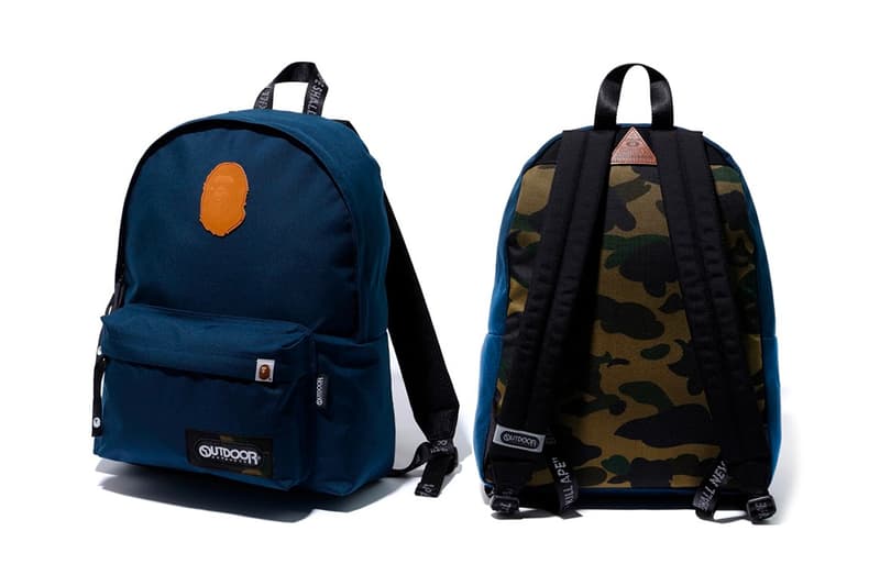 BAPE x Outdoor Products Bape capsule Bags boston bags camo A Bathing Ape CORDURA