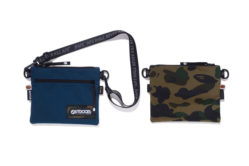 BAPE x Outdoor Products Bape capsule Bags boston bags camo A Bathing Ape CORDURA