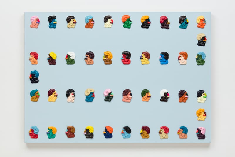 adam beris daisy chain over the influence hong kong exhibition artworks paintings