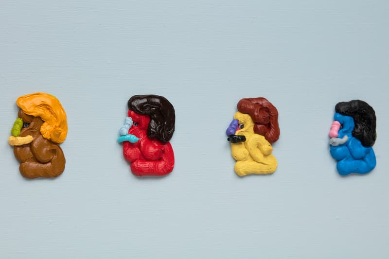 adam beris daisy chain over the influence hong kong exhibition artworks paintings