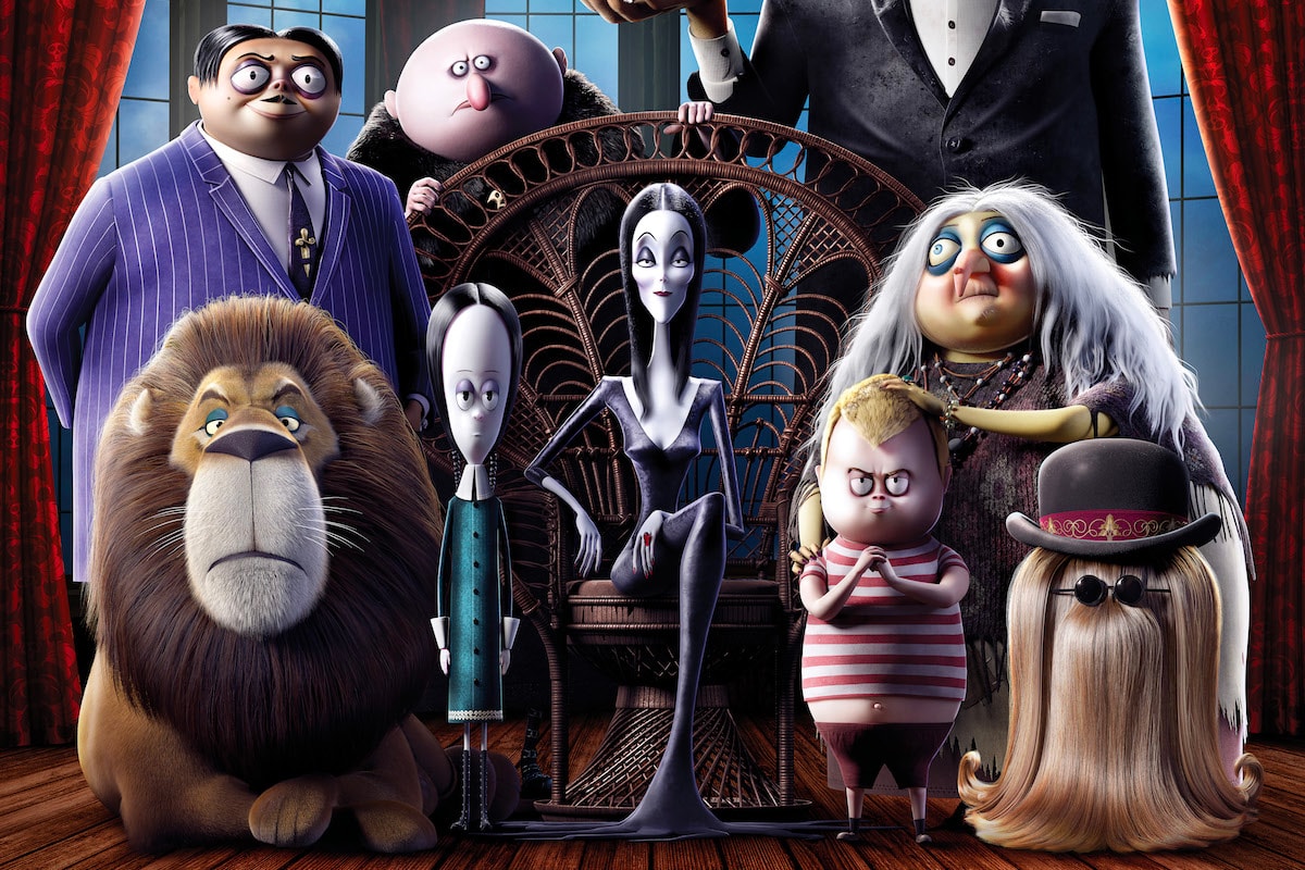 Addams Family Mansion Halloween Booking animated movie film spooky scary haunted house holiday 