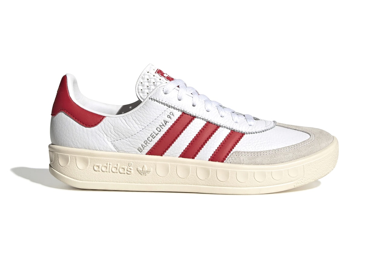 adidas originals manchester united barcelona 99 1999 champions league ole gunnar solksaer EH1565 release information red white grey scarlet cloud buy cop purchase order