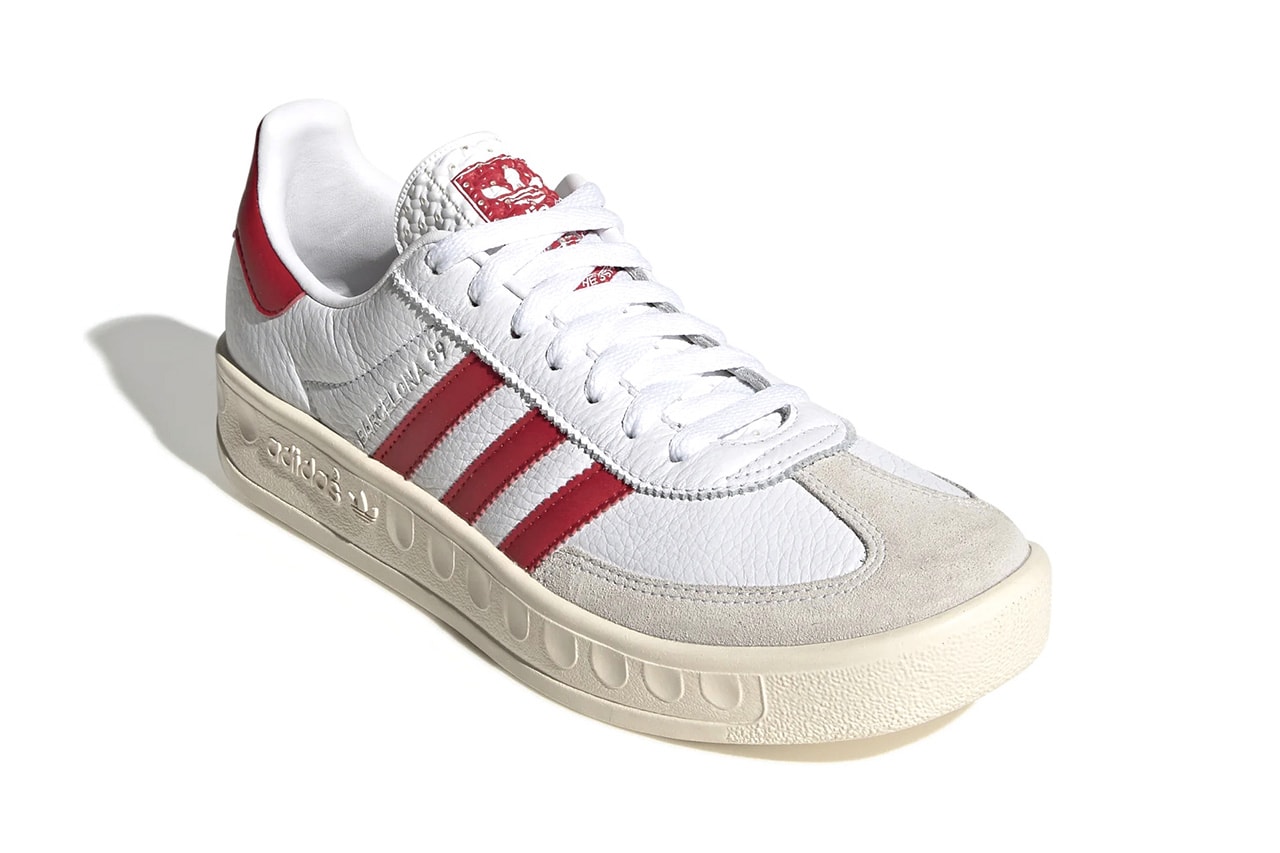 adidas originals manchester united barcelona 99 1999 champions league ole gunnar solksaer EH1565 release information red white grey scarlet cloud buy cop purchase order