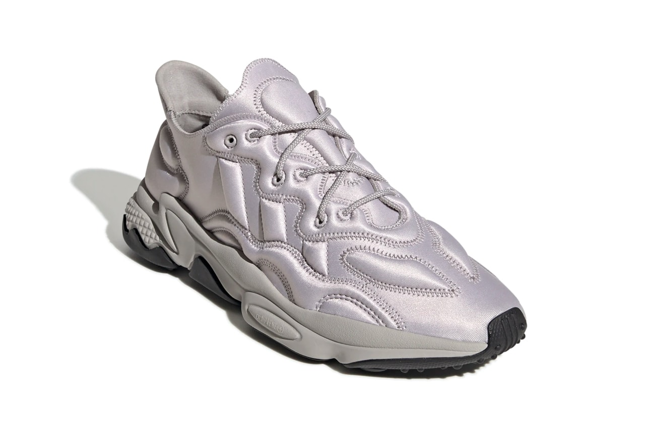 adidas originals ozweego tech neoprene grey granite clear brown white sneakers release 
