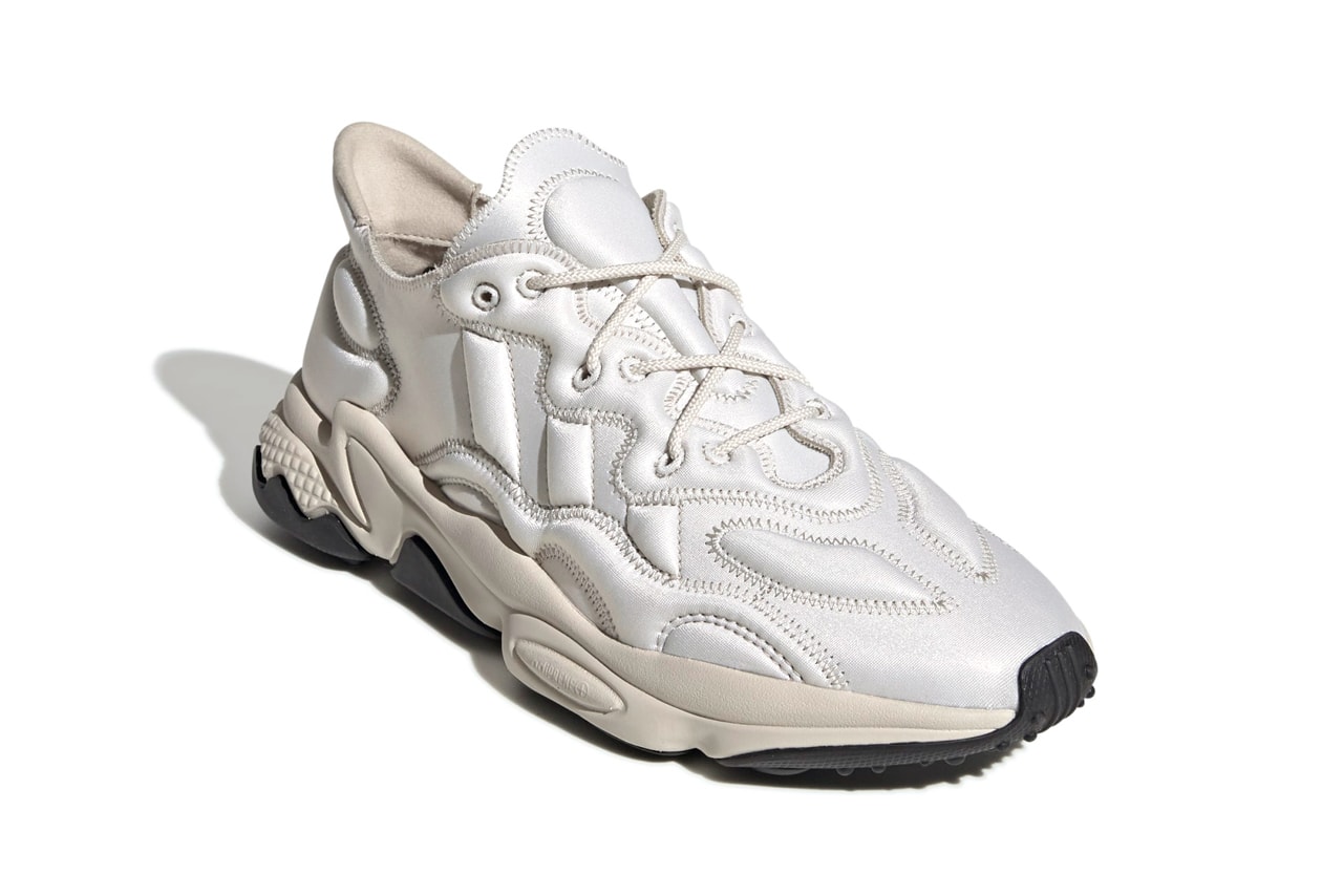 adidas originals ozweego tech neoprene grey granite clear brown white sneakers release 