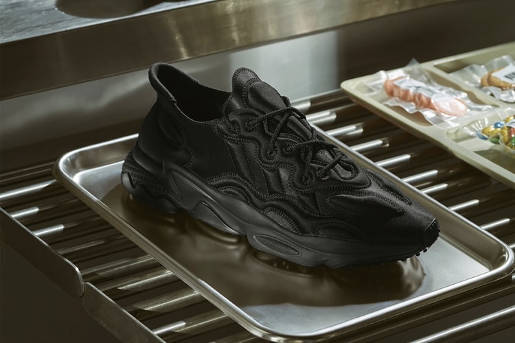 adidas Originals Introduces Ozweego Tech in Shiny "Core Black" & "Grey Four"