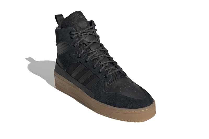 adidas winterized rivalry tr shoes nubuck black sneaker mens winter boot 