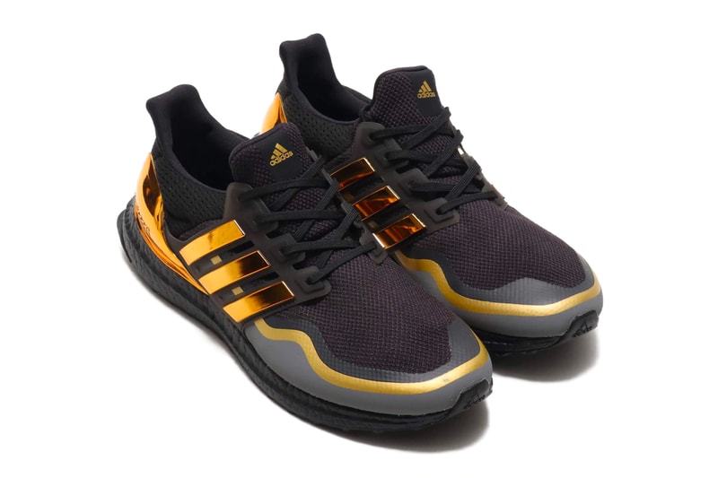 adidas UltraBOOST goldmet metallic gold black continental fall winter 2019 running shoes eg8102