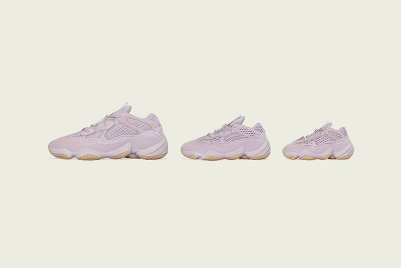 adidas YEEZY 500 "Soft Vision" First Look fw2656 kanye west sneakers collaborations release date info photos pink tan gum
