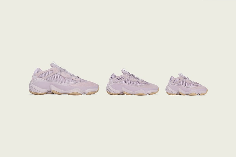 adidas YEEZY 500 "Soft Vision" First Look fw2656 kanye west sneakers collaborations release date info photos pink tan gum