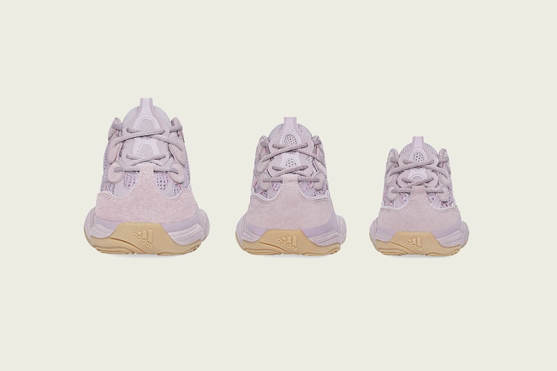 adidas YEEZY 500 "Soft Vision" First Look fw2656 kanye west sneakers collaborations release date info photos pink tan gum