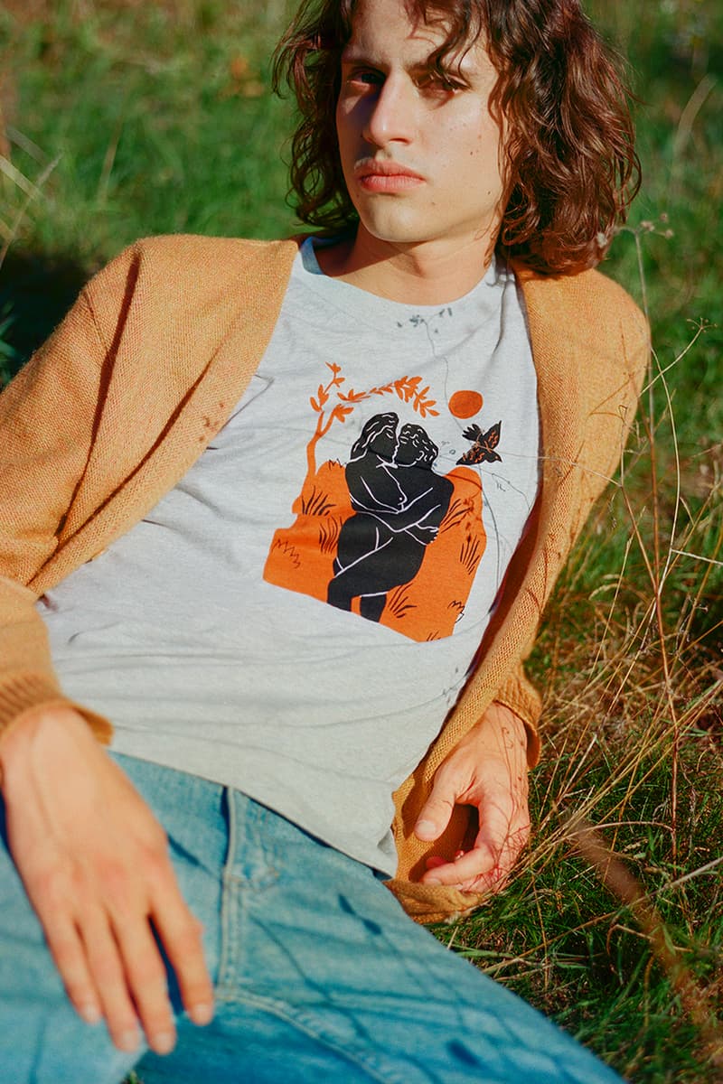 Agnès B x Carne Bollente Capsule Collection For Sale Information T-Shirts Socks Cardigan Trousers