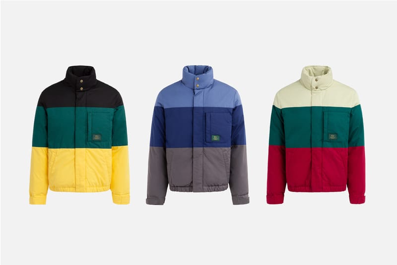 aime leon dore color blocked hoodie