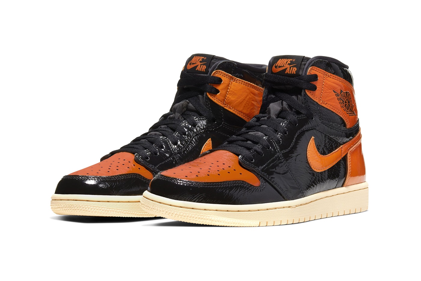 Air Jordan 1 Retro High OG Shattered Backboard 3.0 Official Look Orange Black Starfish Pale Vanilla Release Info Date Buy 575441-028