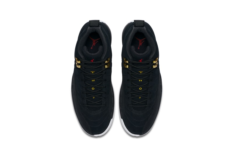 air jordan 12 reverse taxi black white red gold 130690 017 release date info photos