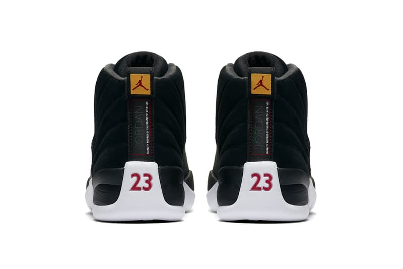 air jordan 12 reverse taxi black white red gold 130690 017 release date info photos