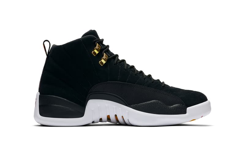 air jordan 12 reverse taxi black white red gold 130690 017 release date info photos