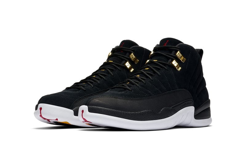 air jordan 12 reverse taxi black white red gold 130690 017 release date info photos