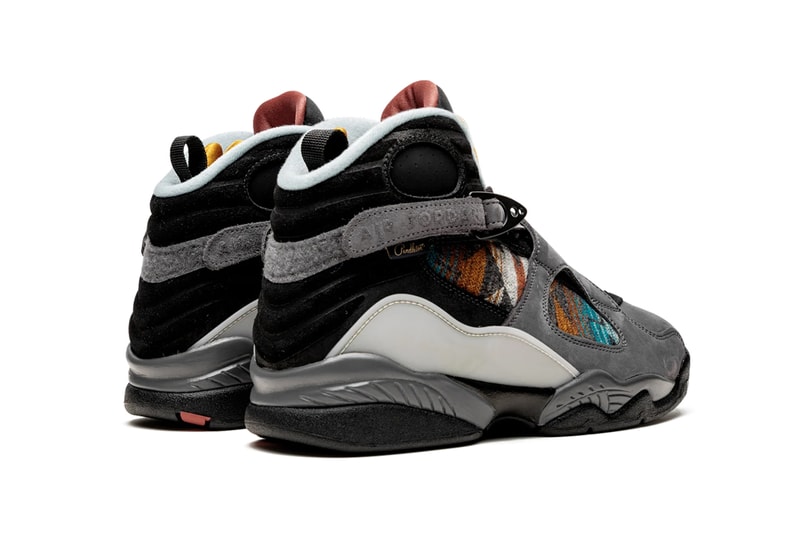 air jordan 8 pendleton nike n7 grey orange red black native american aboriginal print pattern CQ9601 001 Release Date indigenous people