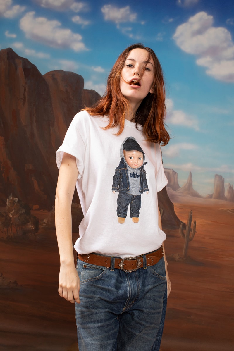 Alife Lee Anniversary Capsule Collection Jeans Jackets Denim T-shirt Hoodie Fall 2019 Corduroy Selvedge Buddy Lee Brown Blue White Black 