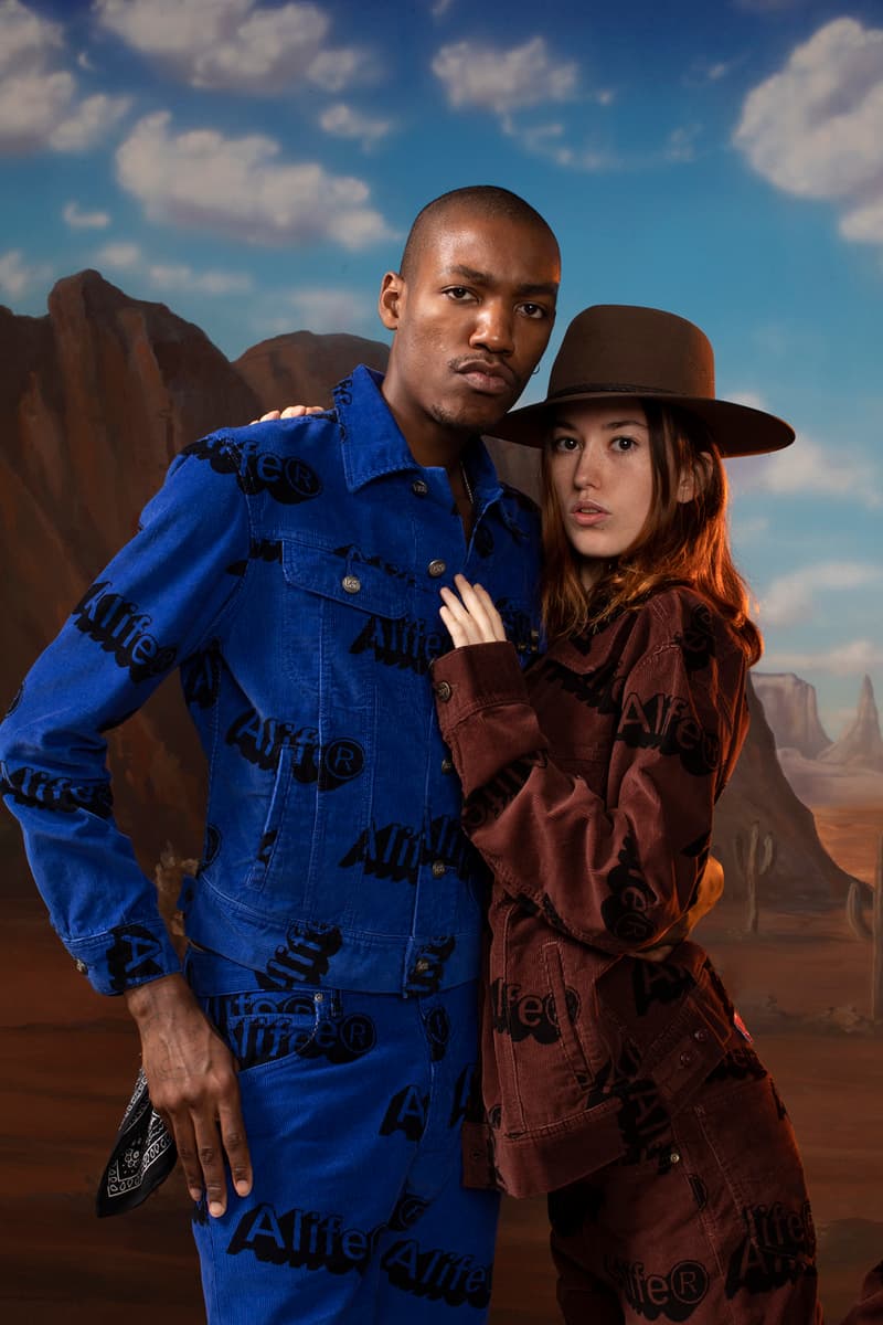 Alife Lee Anniversary Capsule Collection Jeans Jackets Denim T-shirt Hoodie Fall 2019 Corduroy Selvedge Buddy Lee Brown Blue White Black