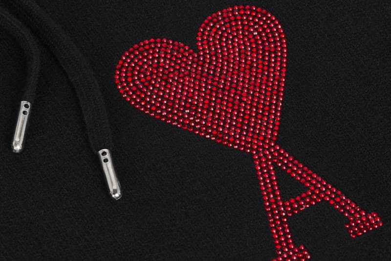 Ami de Coeur Shanghai Collection Release Red Swarovski Crystals hoodies shirts tee T-Shirts Sweatshirts black
