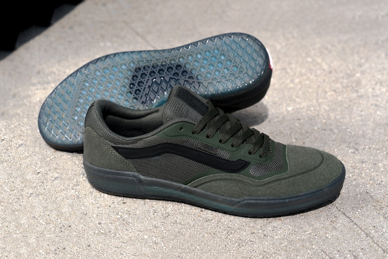 anthony van engelen eve ave pro dark green black skateboarding skate shoes