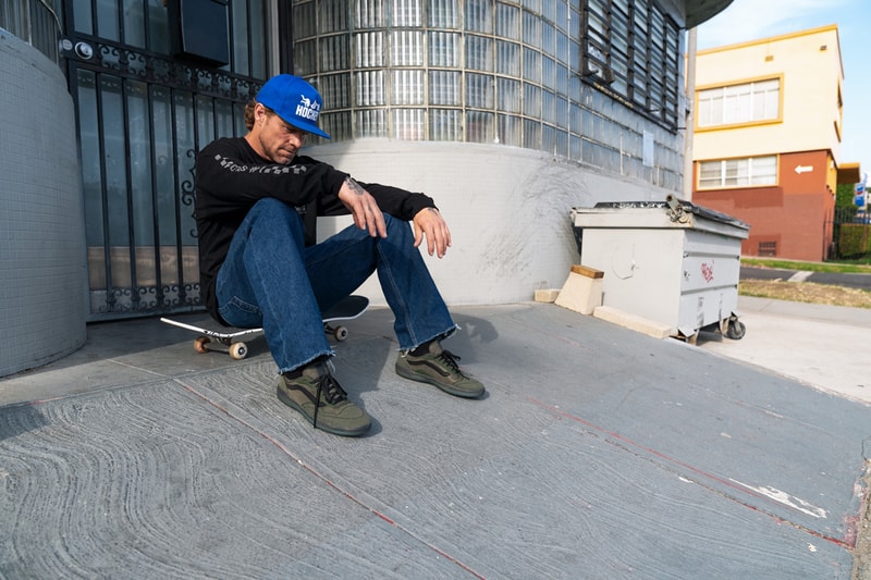 anthony van engelen eve ave pro dark green black skateboarding skate shoes