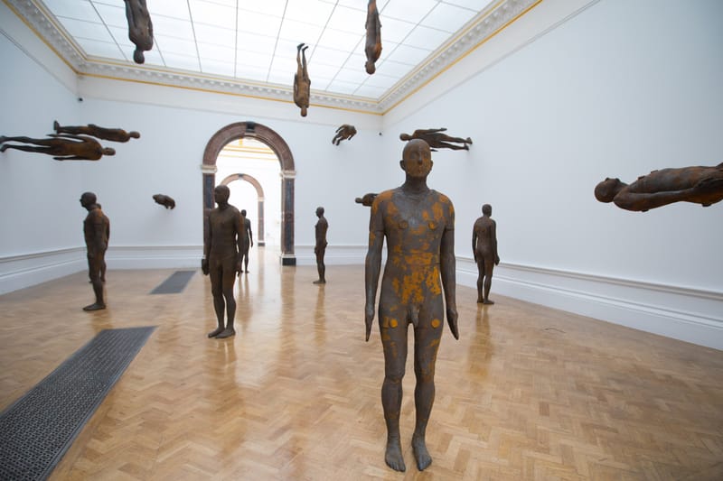 Antony Gormley’s Large-Scale Sculptures Invade London’s Royal Academy of Arts